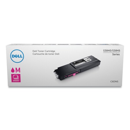Dell C6DN5 Extra High-Yield Toner, 9,000 Page-Yield, Magenta C6DN5